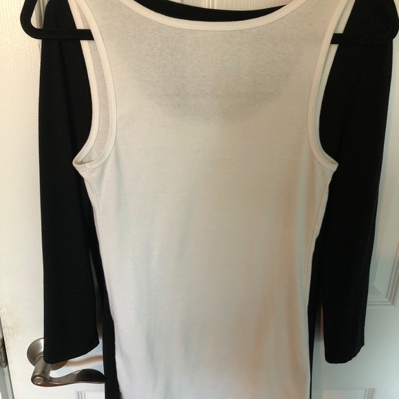 White Ladies Tank Top Size L Made In India Cotton - Picture 4 of 5